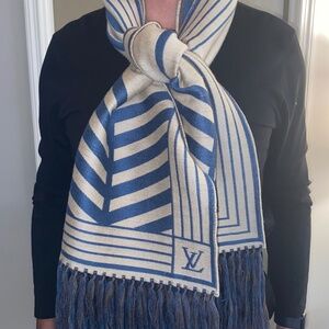 LOUIS VUITTON Large Wool/Silk Scarf